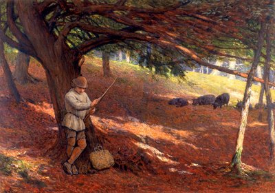 De varkenshoeder door John Dawson Watson